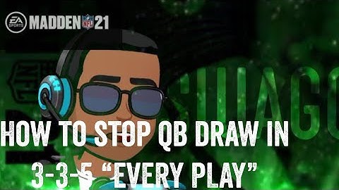 Madden NFL 21 : HOW TO STOP QB DRAW in 3-3-5 Defense | LOCK DOWN D