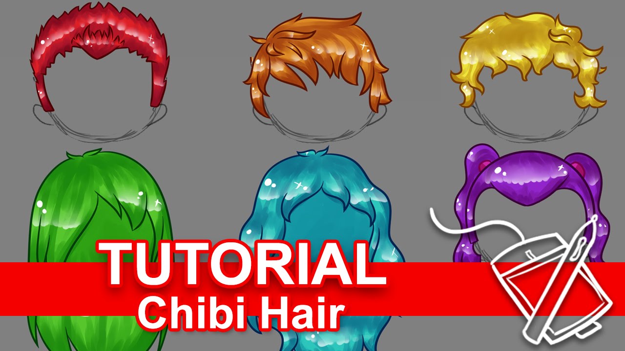 Tutorial How to Draw Chibi Hair Six Ways For 