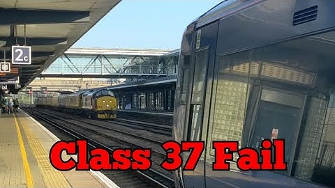 CLASS 37 FAIL! - BOWLED BY CLASS 375