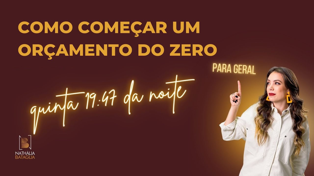 AULA 01 - COMO COMEÇAR UM ORÇAMENTO DO ZERO (PRIMEIROS PASSOS) - YouTube