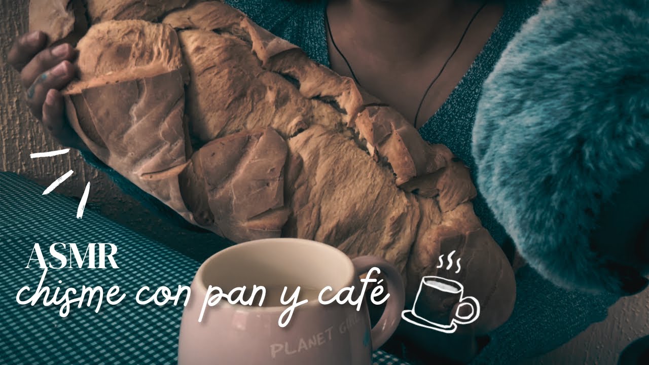 [ASMR] Chisme y comiendo bolillo gigante con café 🥖☕️ | poly asmr