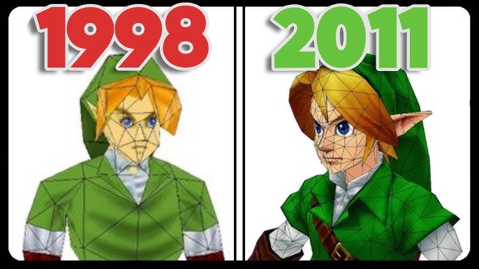 Some graphical differences for Link in Ocarina of Time and Majora's Mask -  Zelda Universe