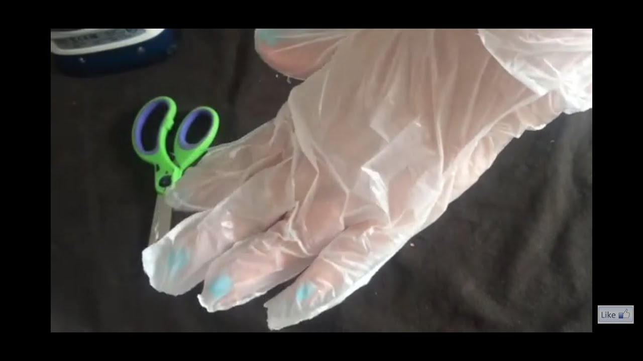 Comment faire des gants en plastique maison - Astuce facile et rapide 