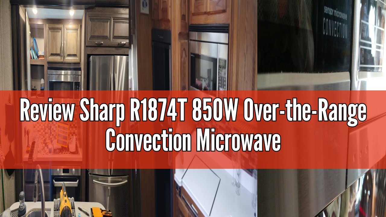 Sharp R1874t Review Sharp R1874T 850W Over-the-Range Convection Microwave, 1.1 Cubic ...