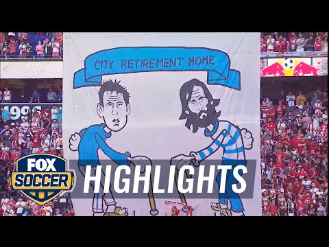 New York Red Bulls fans troll New York City FC - 2015 MLS Highlights