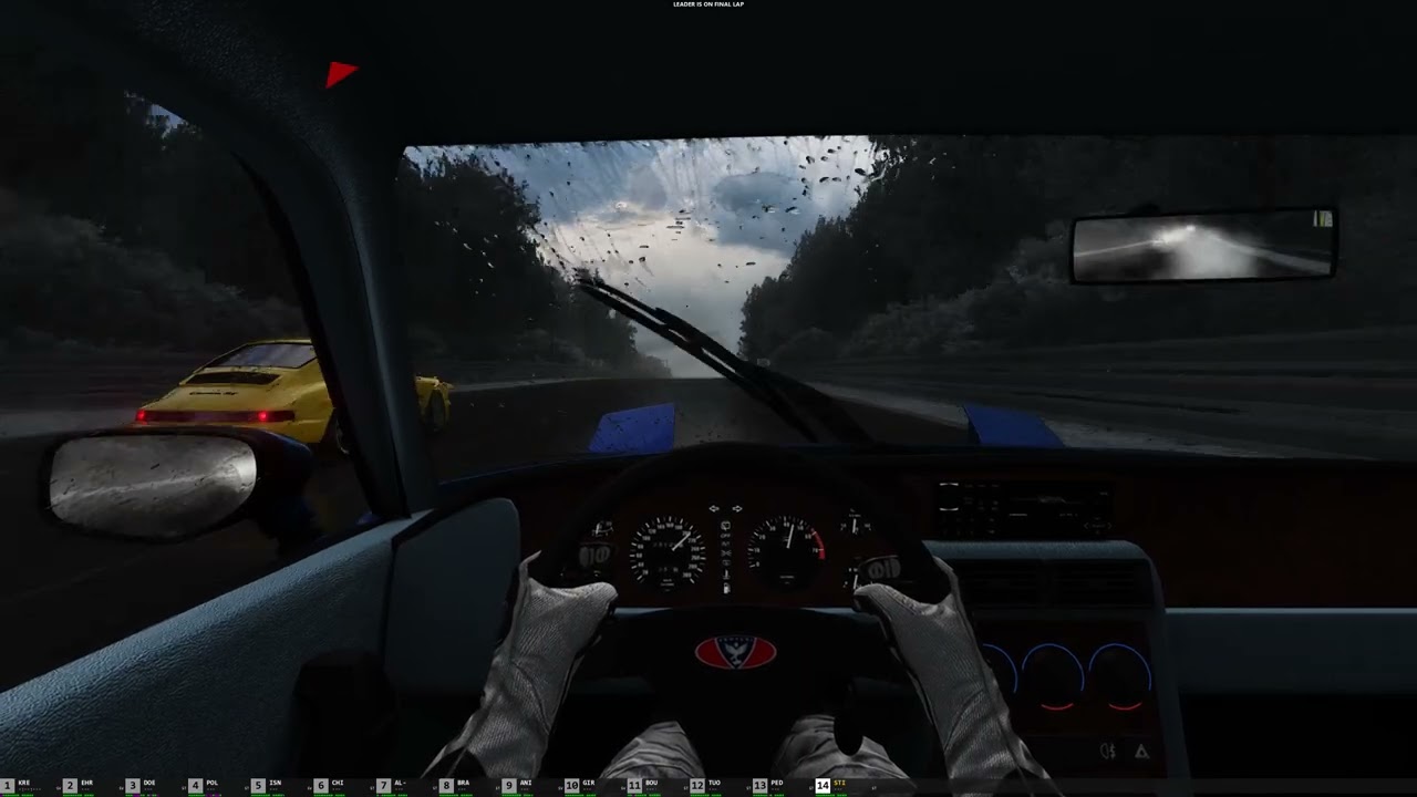 AC-Le Mans 1991-Venturi 260LM (jour, pluie)