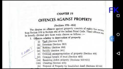 Theft ( sec 378/379 IPC 45 of 1860) definition , punishment forms ,with 5 case laws