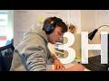 3H Study With Me | Pomodoro 60-10 | Break Chats [Real Ambient Sound + Rain Sounds]