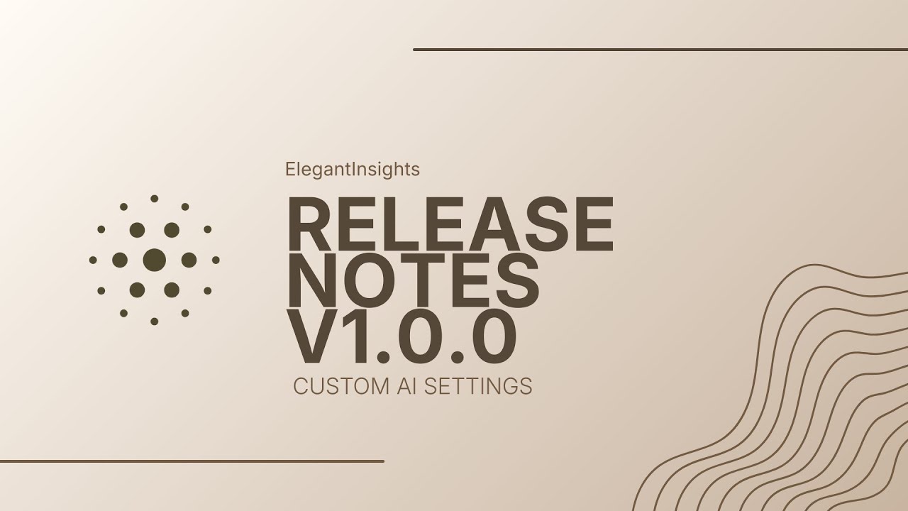 ElegantInsights - V1.0.0 - Custom AI Settings - Halo Reporting