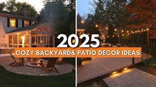 Cozy Backyard Decor Trends 2025 | Comfortable Seating Area screenshot 1