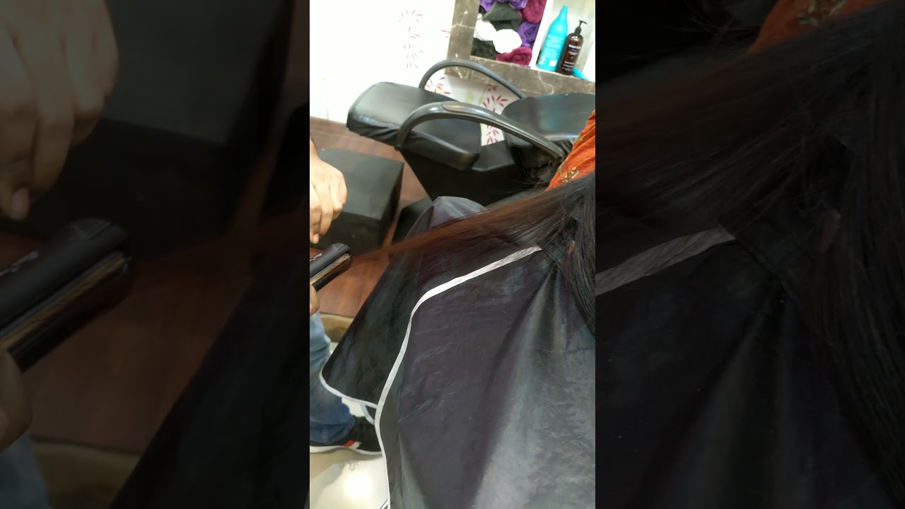 Keratin treatment 💯 
watch till end total Changeover ⭐
