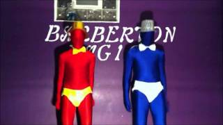Morphsuits like to party