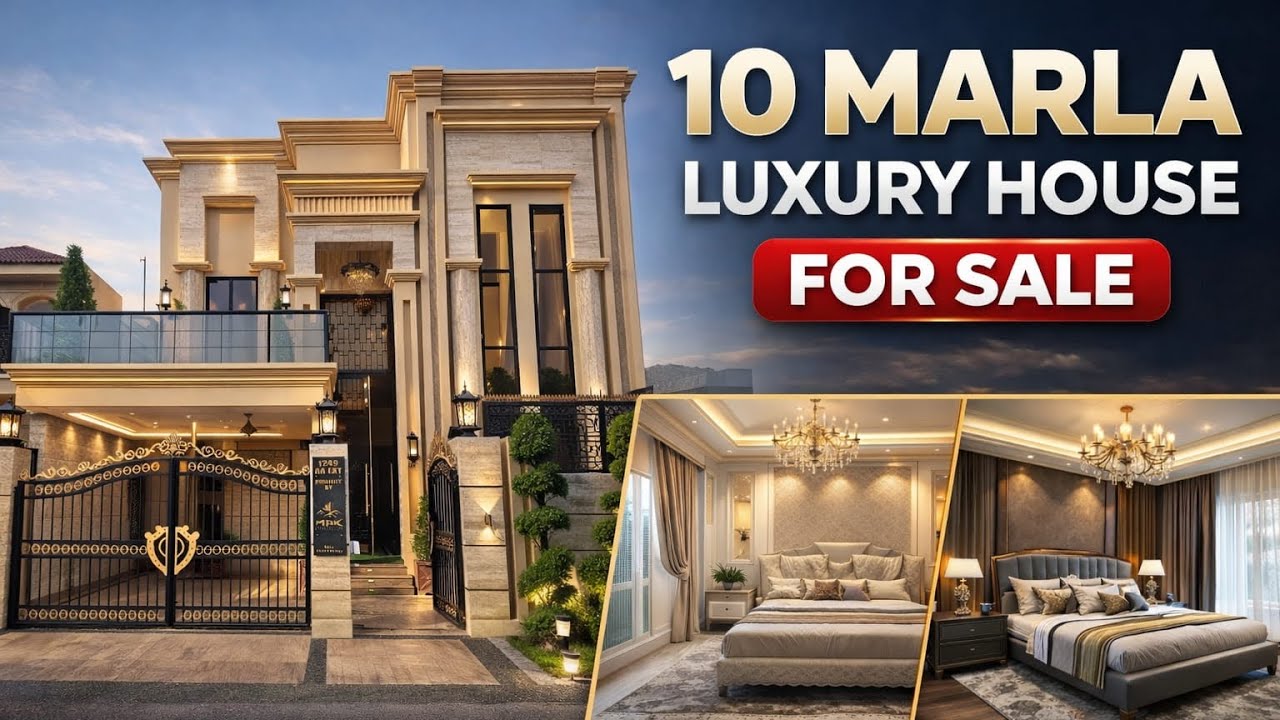 City housing Sialkot 10 Marla luxury ￼ modern house for sale/By HRY reliance property 