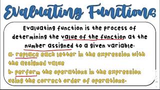 Evaluating Functions - Grade 11 ICT