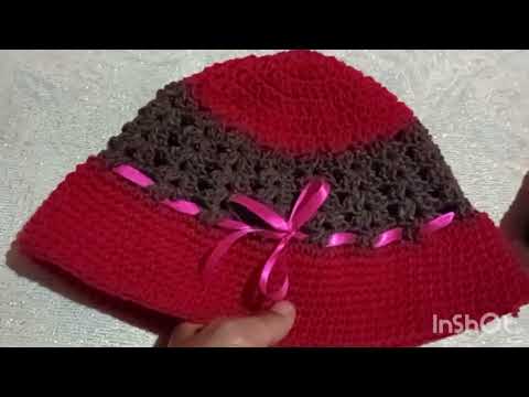 🎆🧶👒Bucket Hat // Chapéu de crochê Adulto// Fácil, Econômico e Rápido de fazer👒🧶🎆