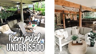 PATIO MAKEOVER UNDER $500