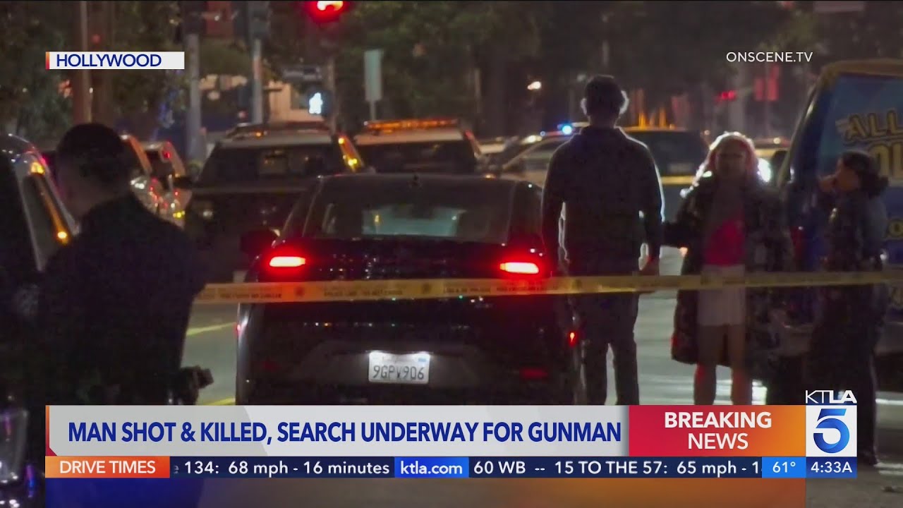 Gunman sought in deadly Hollywood shooting