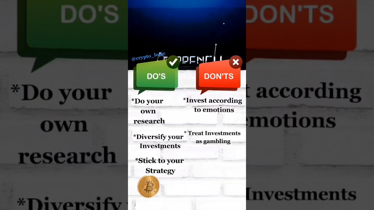 The Do's and the Don'ts in CRYPTO