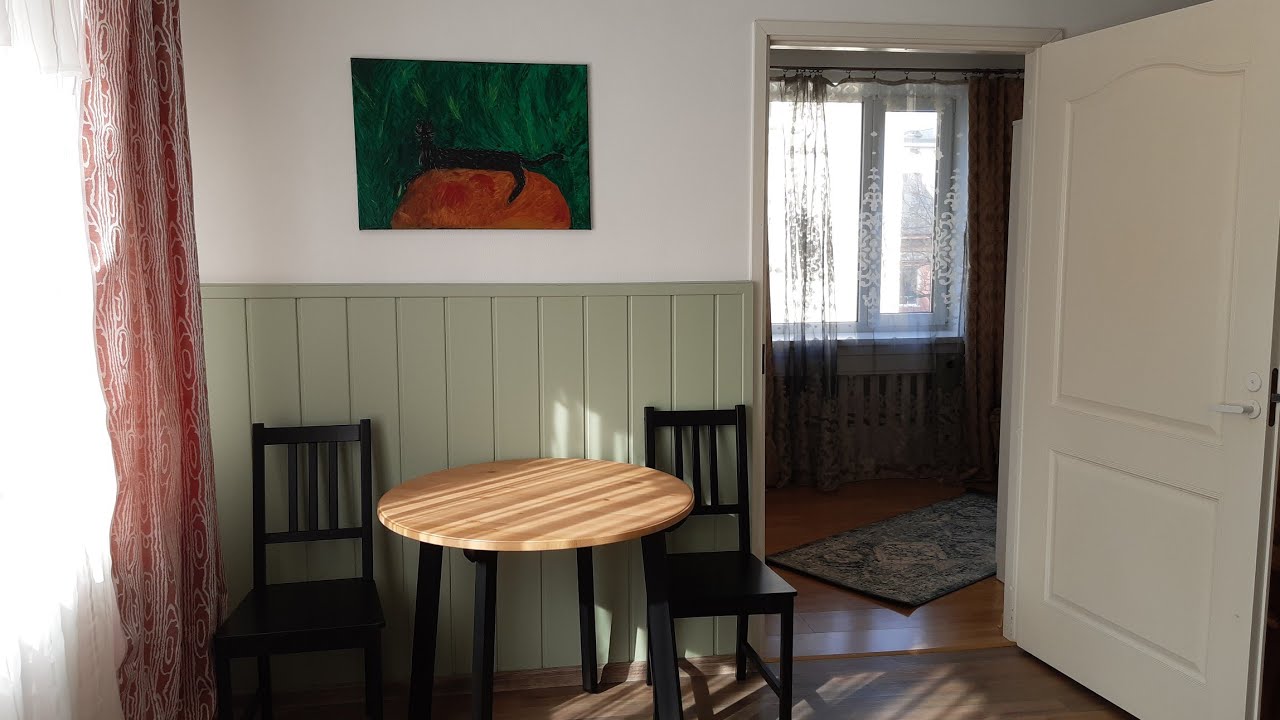 One bedroom Tallinn apartment rental Maneeži 7 YouTube