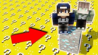 КАК ВЫЖИТЬ НУБУ и ПРО НА 1 БЛОКЕ В МИРЕ ЛАКИ БЛОК В МАЙНКРАФТ ? ТРОЛЛИНГ В MINECRAFT  МУЛЬТИК