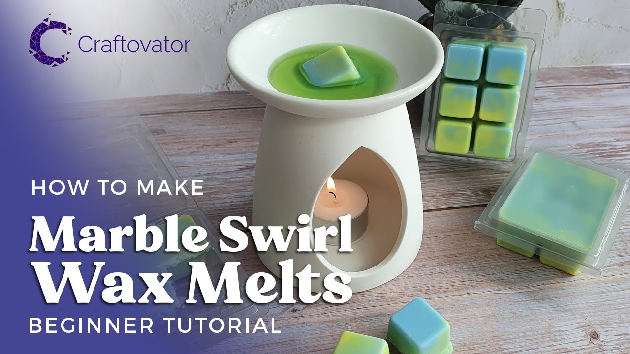 Beginners Guide - How to Make Marble Swirl Wax Melts