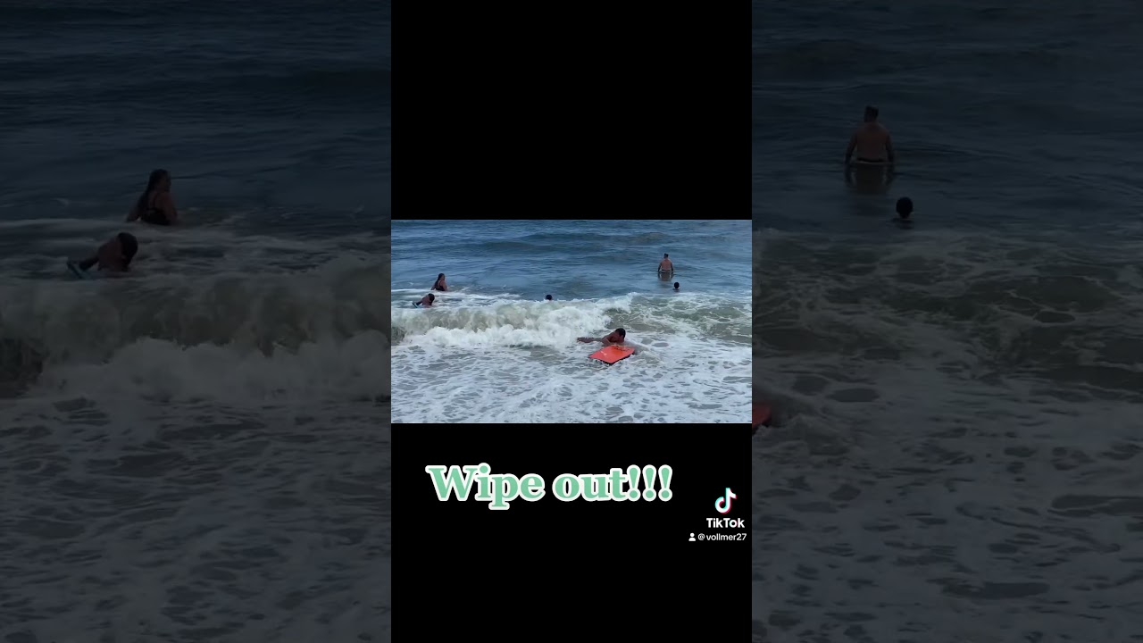 Surf’s up at Gilgo Beach. Wipe Out!!! 