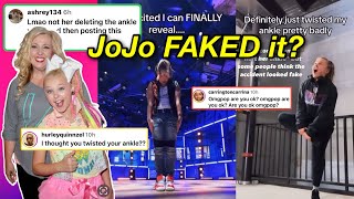 JoJo FAKED an injury and everyone knew! 😂