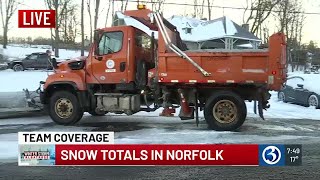 VIDEO: DOT works to clear roads in northwestern CT