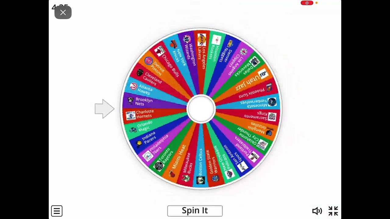 nba spinning wheel challenge YouTube