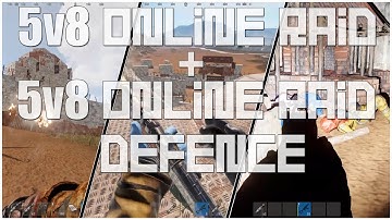 5 vs 8 Online Raid + Online Raid defence VS #GRUMPYGR1MBLE