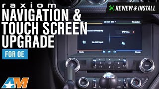 Mustang Raxiom Navigation & Touch Screen Upgrade For OE Radio Review & Install 2015-2017 screenshot 5