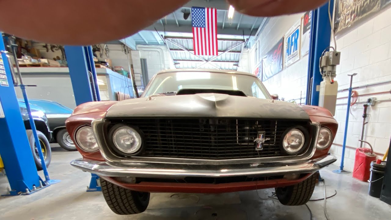 69 Mustang gets H4 Headlights