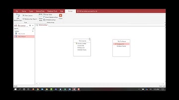 Create relationships in Access