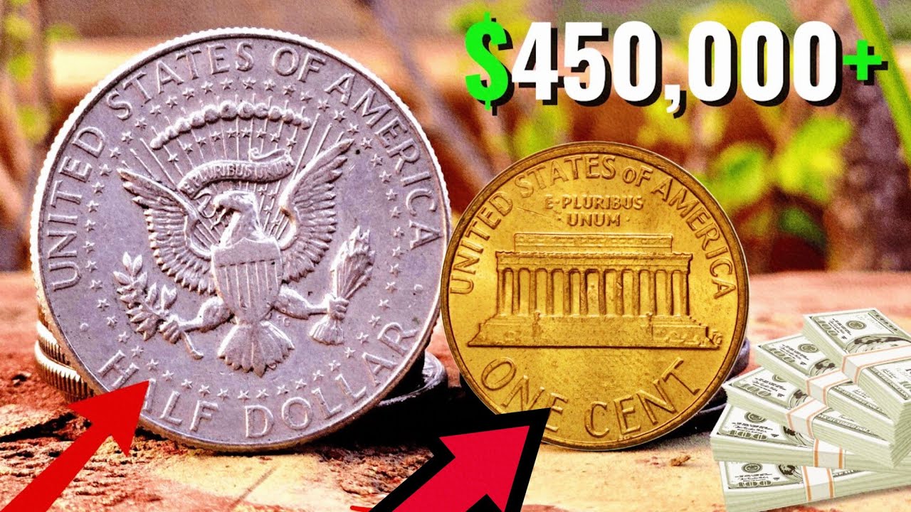 Check Your Change! Most valuable Wheat pennies & Half Dollars Worth ...