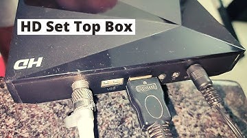 HD Set top box setup guide || How to Connect a HD Set top box to LED TV // HD Set top box setup