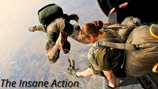 The Insane Action | Female Paratroopers Out Of C-17 Globemaster III | Shocking