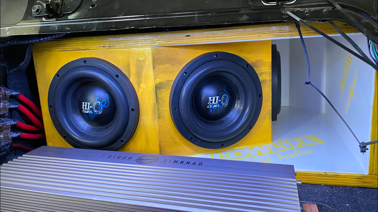 Nissan Flexima! 3 Savard Hi Q 10s In A Horn Enclosure - YouTube