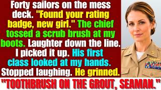 A Chief Shoved A Scrub Brush At Me And Laughed—At Quarters The Next Morning, His Voice Cracked
