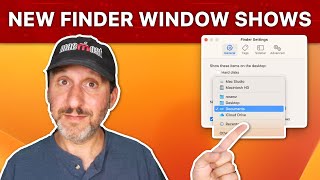 Customizing the New Finder Window Shows Setting