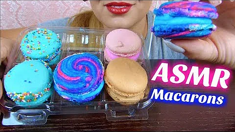 ASMR Macarons *Satisfying Sounds (Whispering) | Eating Sounds| EatWithJas91