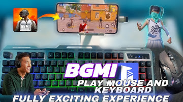 BGMi Mouse And Keyboard New Players Setup For Android BGMi Keymapping 