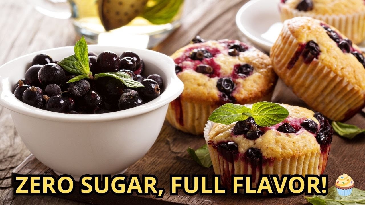ZERO Sugar, ALL Flavor – The Best Blueberry Muffins for Diabetics! 👏🧁
