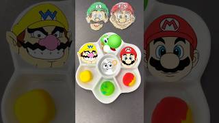 Super Mario|Color Mixing #colors #mariobros #satisfying #shorts