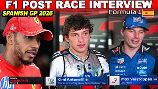 Lewis Hamilton & Drivers Post Race Interview | 2026 Spanish Grand Prix