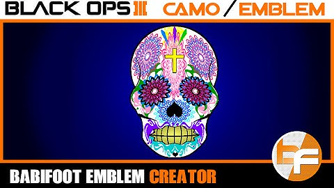 Black Ops 3 Emblem Tutorial 048 - Sugar Skull #Babifoot