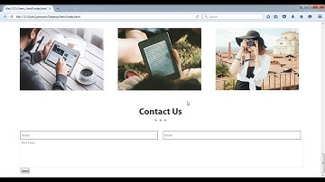 How to create a Company or Business Website in onepage using Html and Css Part-6