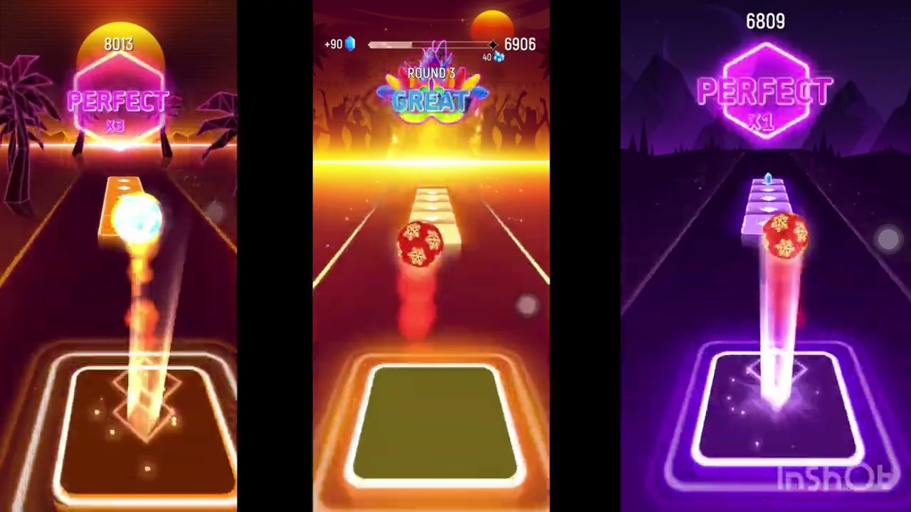 Tiles hop Hyperspeed 1 vs 1 vs 1 part 2