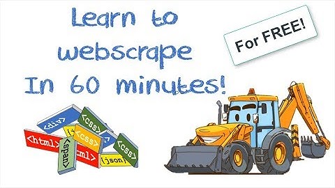 Learn Web Scraping, Data Mining Course , Lecture 01