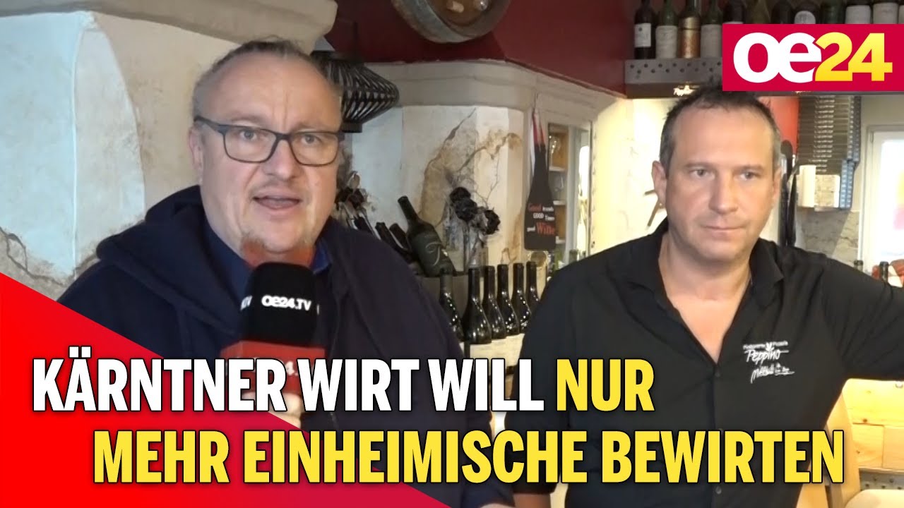 Kärntner Wirt will nur mehr Einheimische bewirten