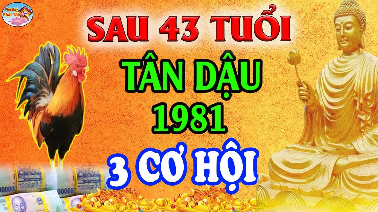 Tử Vi Trọn Đời Tuổi TÂN DẬU 1981 Sau 43 Tuổi, THẦN TÀI BÁO MỘNG, GIÀU ...